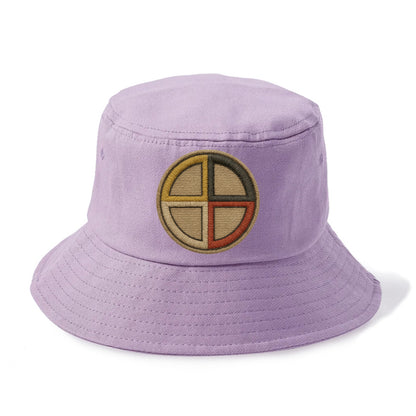 Medicine Wheel  - Bucket Hat - Purple