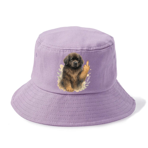 Newfoundland fluffy bear-like with webbed paws, massive gentle paw up - Bucket Hat