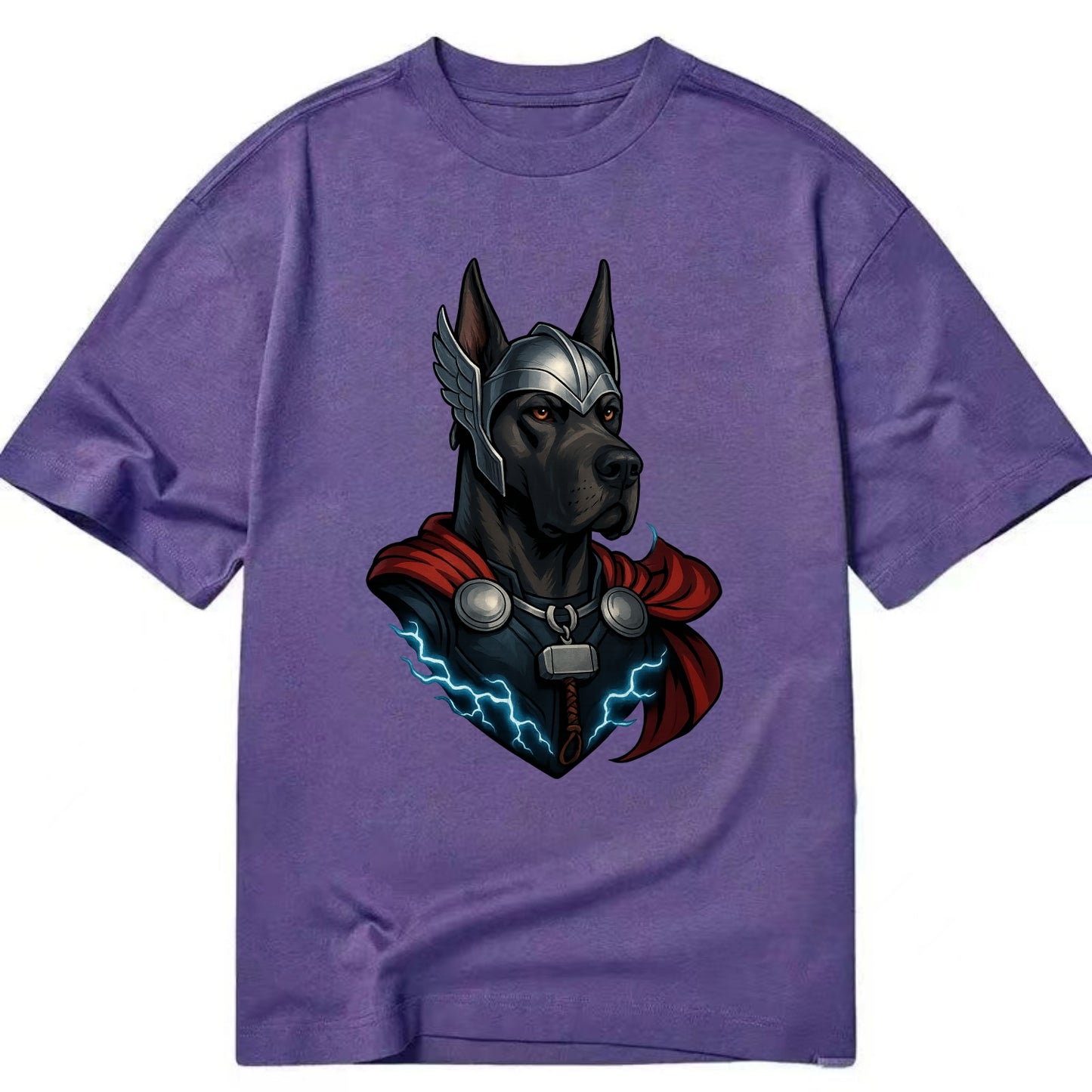 Great Dane Thor  - Classic T-shirt - Purple