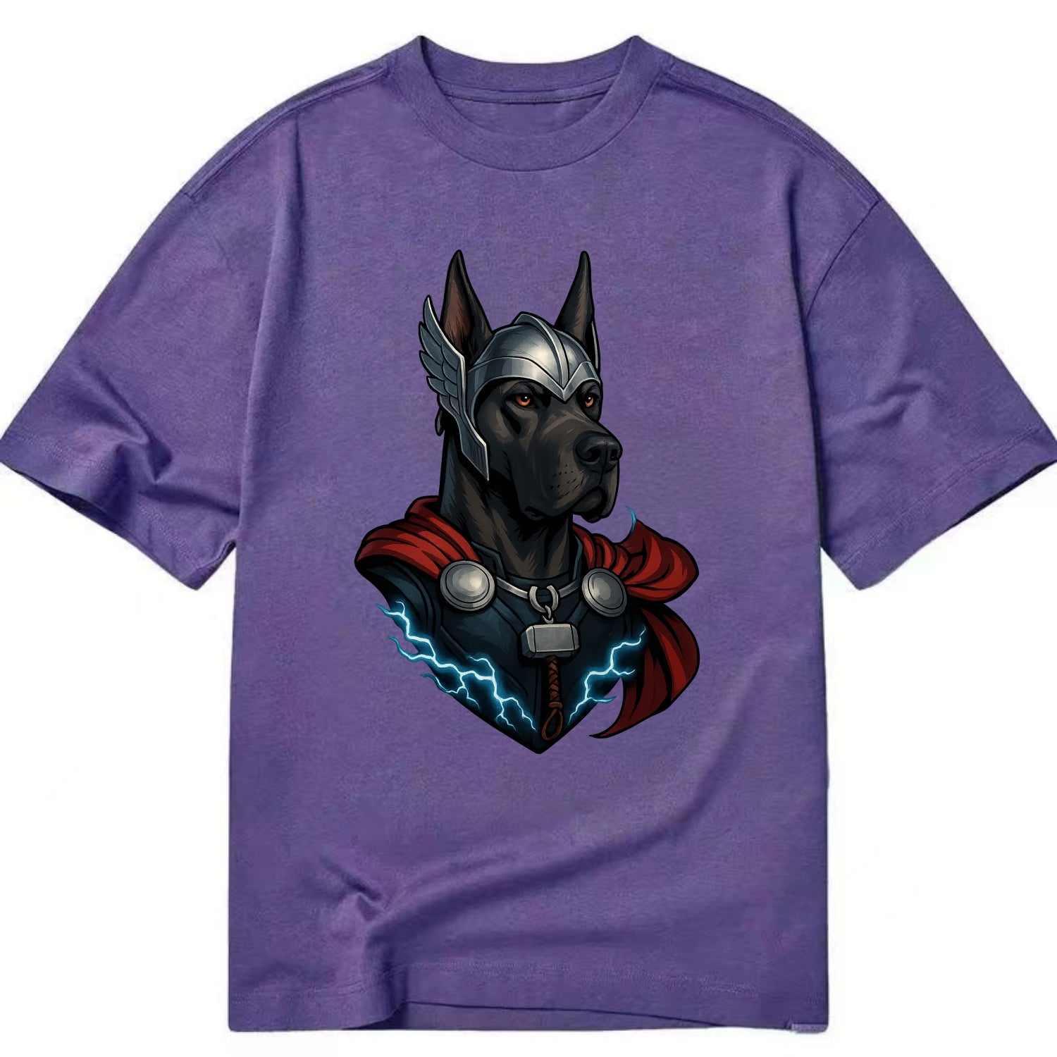 Great Dane Thor  - Classic T-shirt - Purple