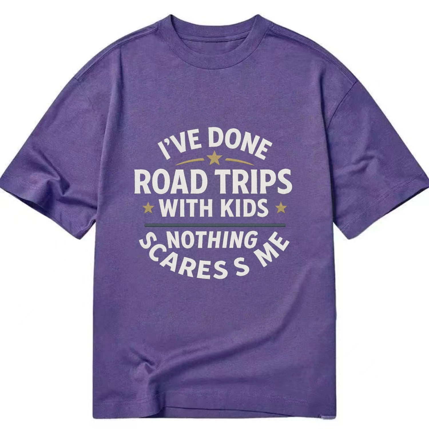 I've done road trips with kids, nothing scares me - Classic T-shirt - Purple