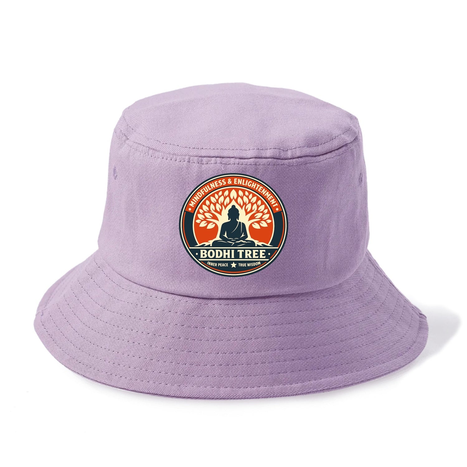 Zen Harmony Emblem - Bucket Hat - Purple