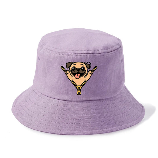 Pug - Bucket Hat - Purple
