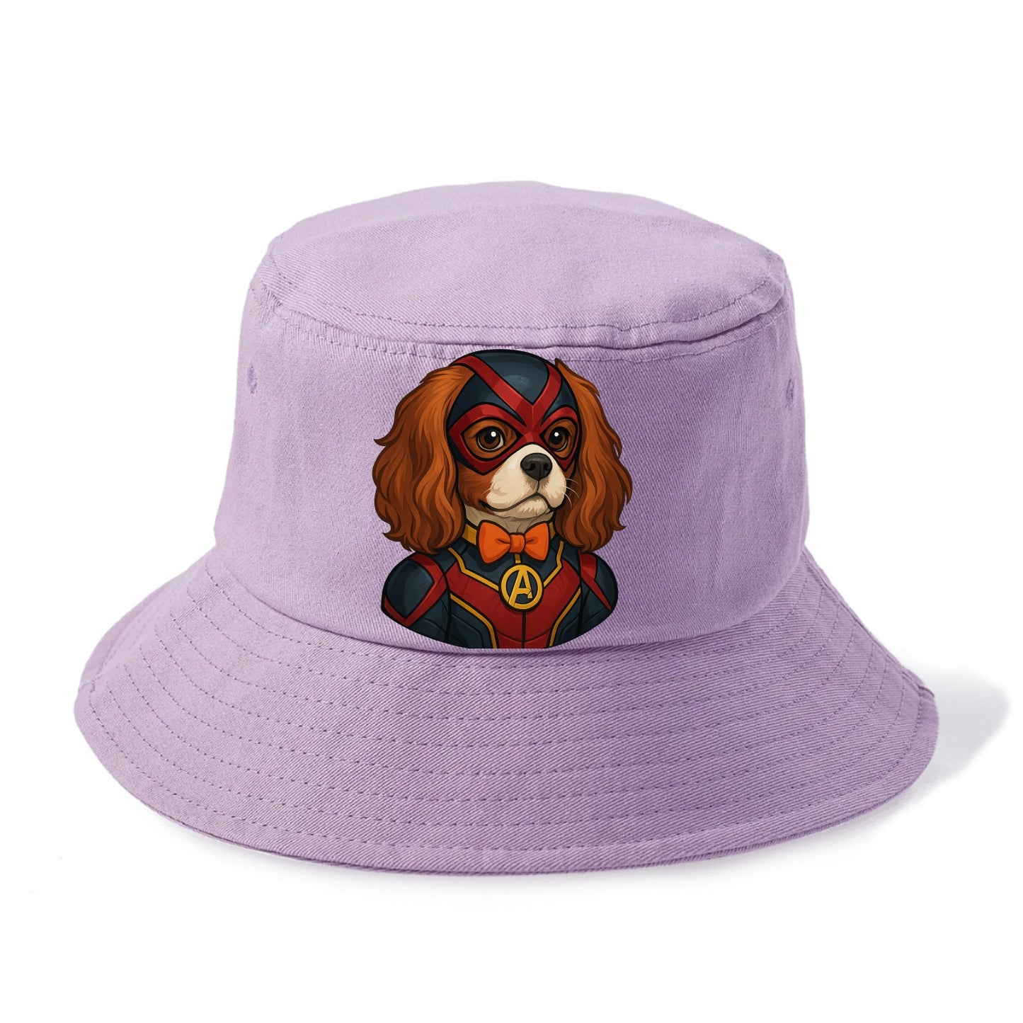 Cavalier King Charles Friendly Hero  - Bucket Hat - Purple