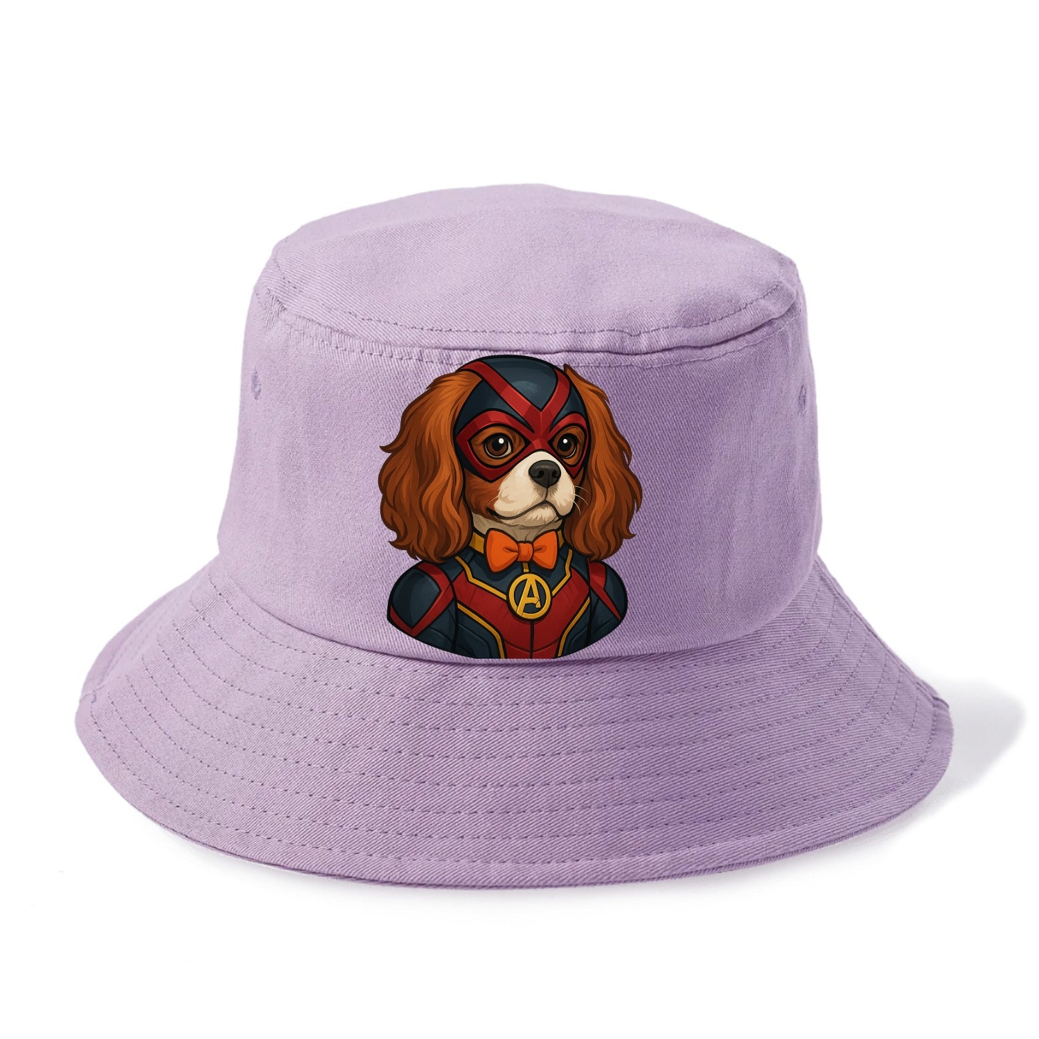Cavalier King Charles Friendly Hero  - Bucket Hat - Purple