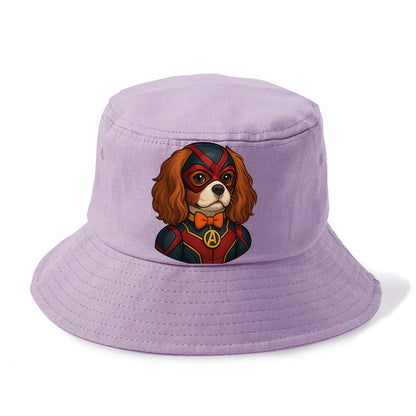 Cavalier King Charles Friendly Hero  - Bucket Hat - Purple