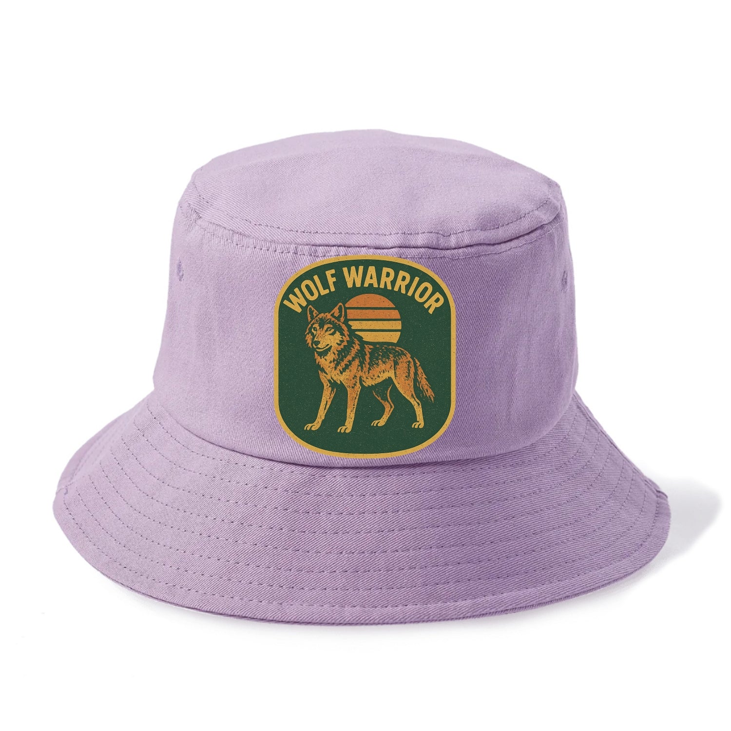 Wolf Warrior  - Bucket Hat - Purple