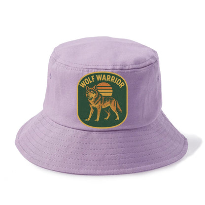Wolf Warrior  - Bucket Hat - Purple
