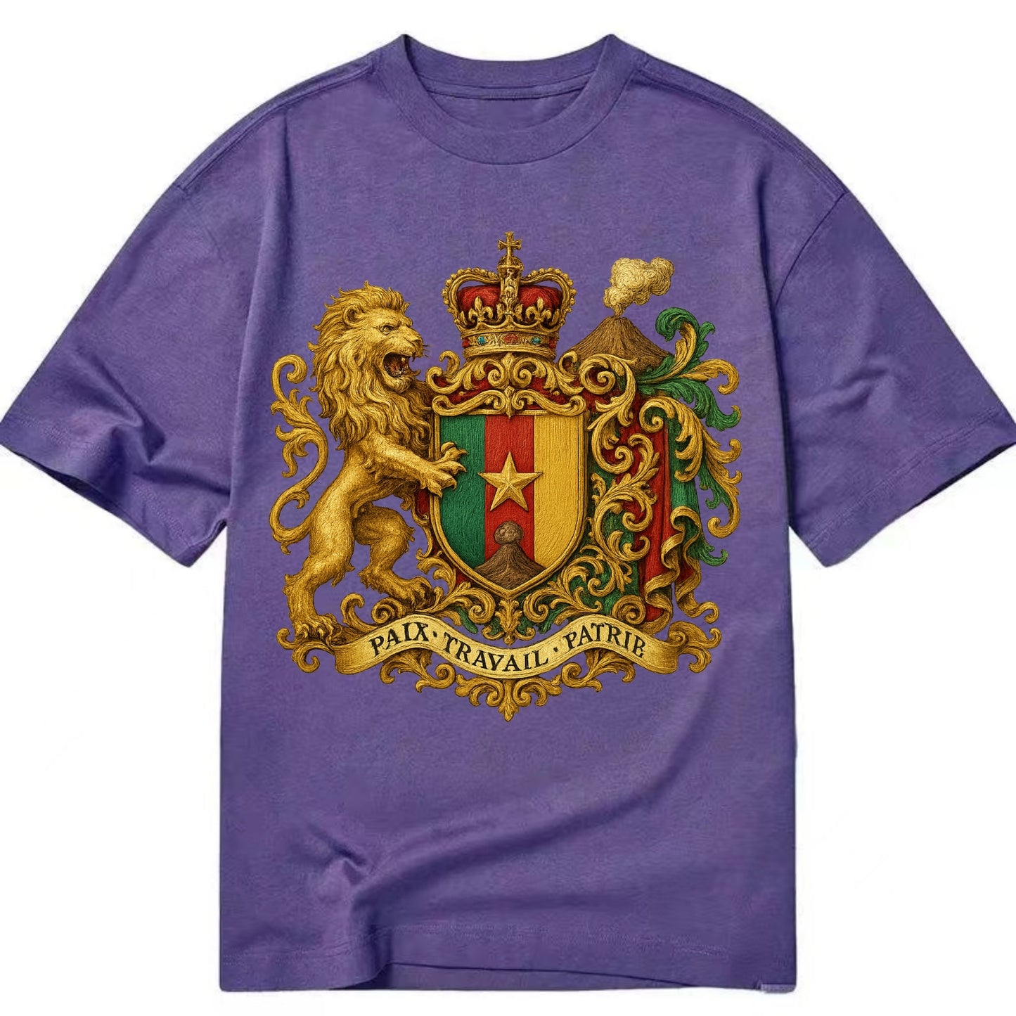 Cameroon Royal Logo  - Classic T-shirt - Purple