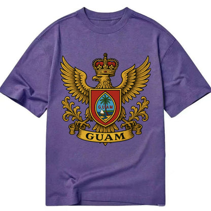 Guam Heritage Badge  - Classic T-shirt - Purple