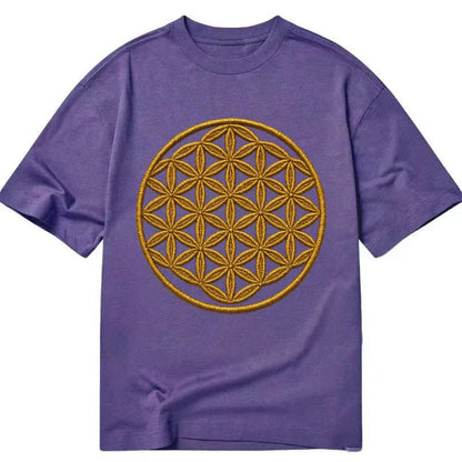 Flower of Life  - Classic T-shirt - Purple