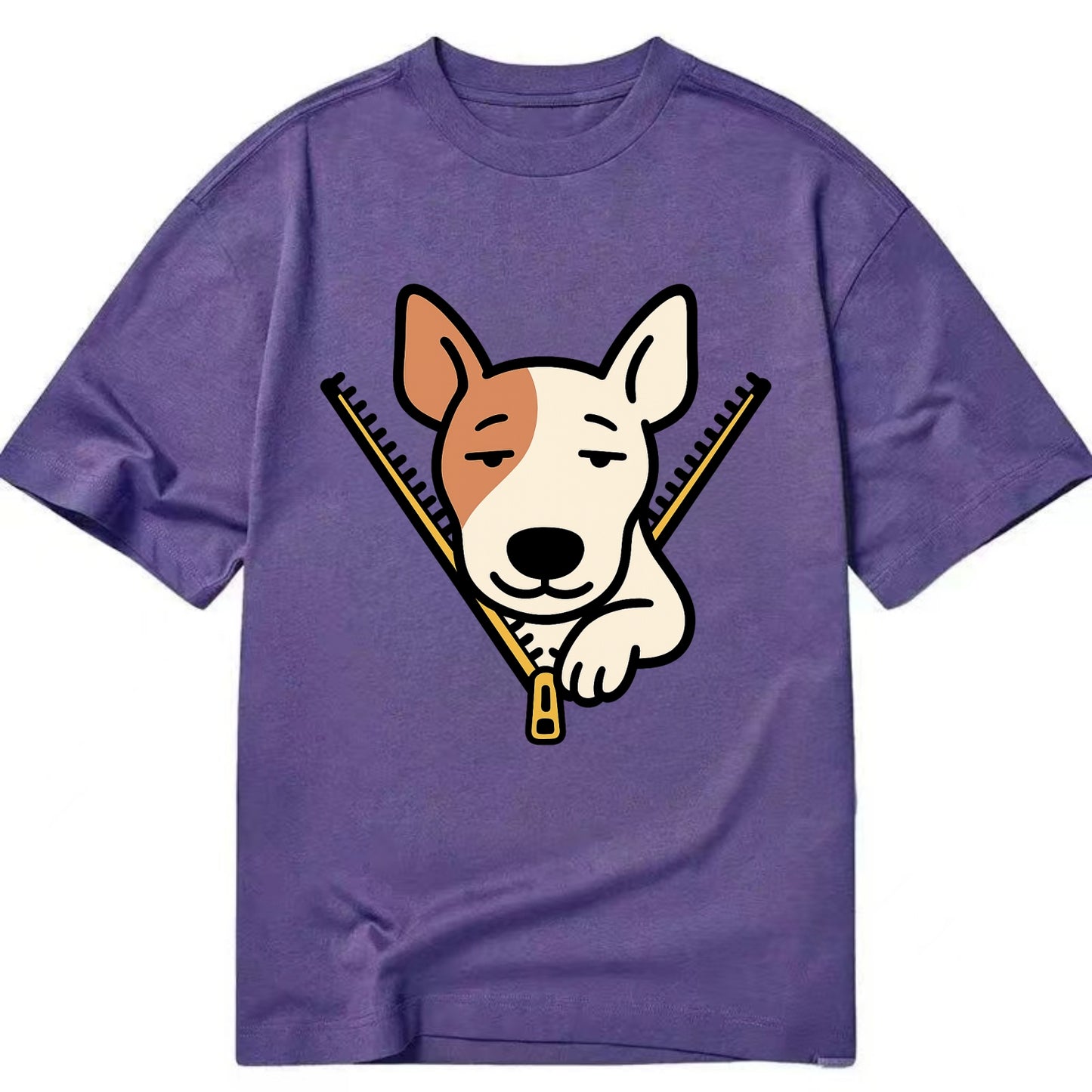 Bull Terrier - Classic T-shirt - Purple