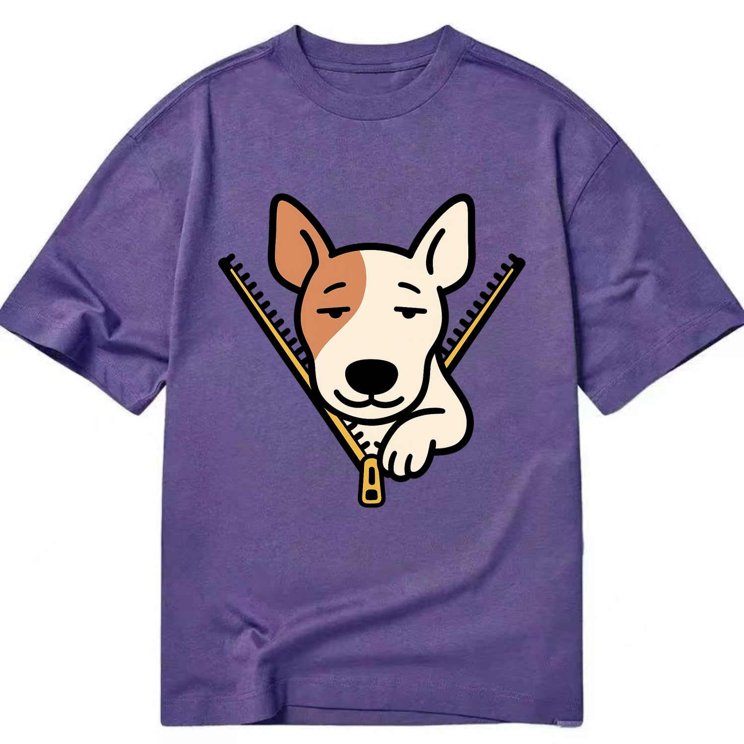 Bull Terrier - Classic T-shirt - Purple