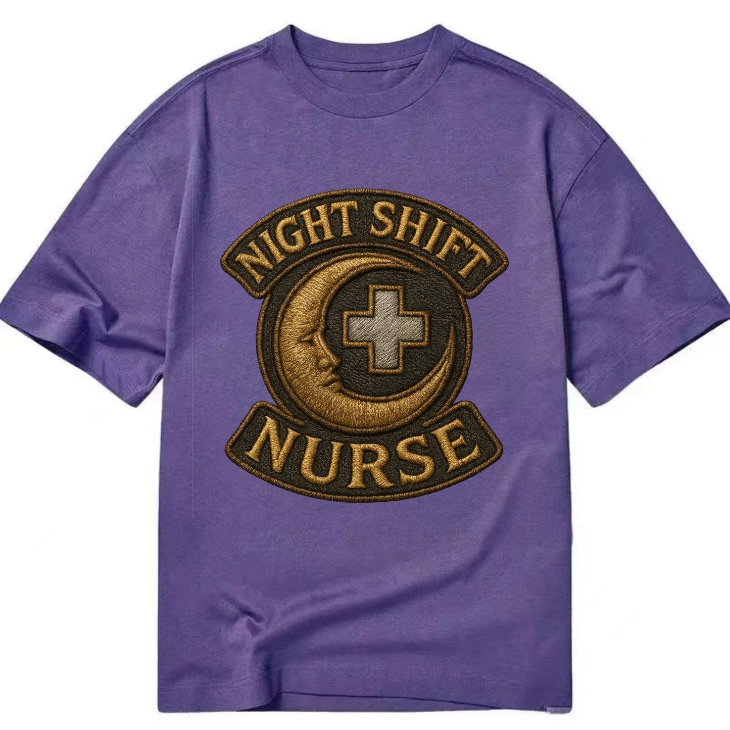 Night Shift Nurse  - Classic T-shirt - Purple