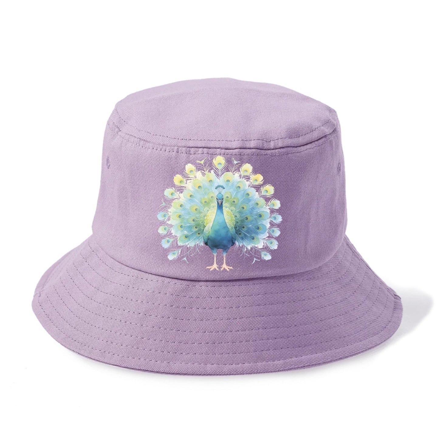 Peacock - Bucket Hat - Purple