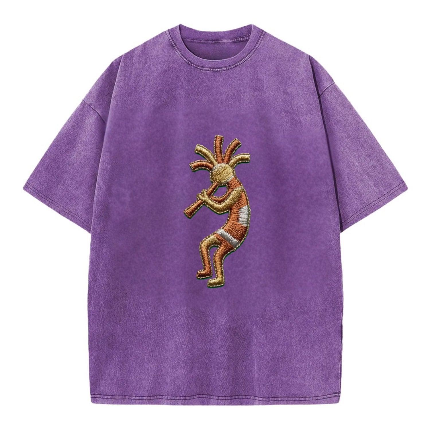 Kokopelli - Vintage T-shirt - Purple
