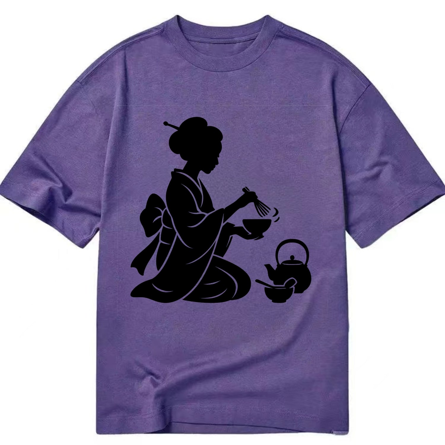 Geisha traditional tea ceremony - Classic T-shirt - Purple