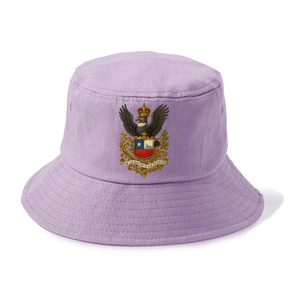 Chile Andean Condor Emblem  - Bucket Hat - Purple