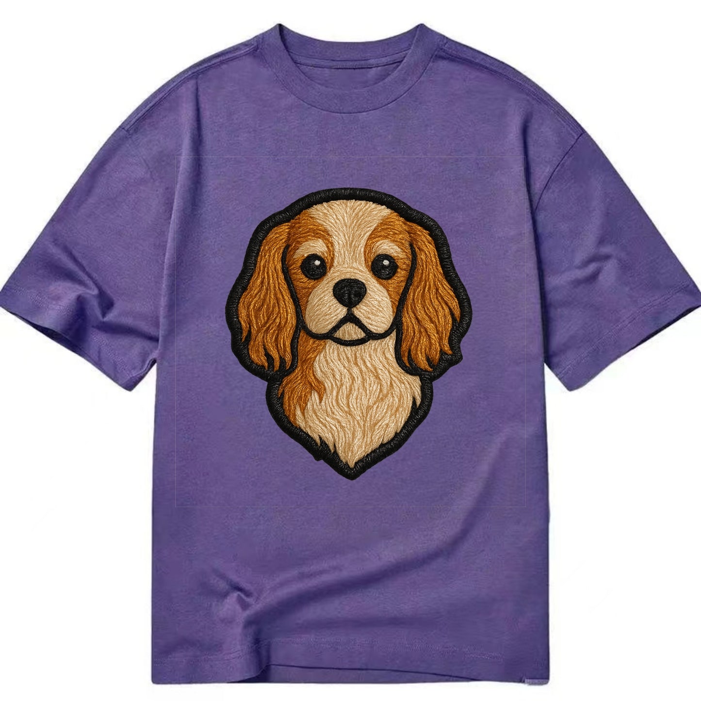 Cavalier King Charles Spaniel - Modern g - Classic T-shirt - Purple