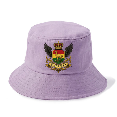 Bolivia Llama Emblem  - Bucket Hat
