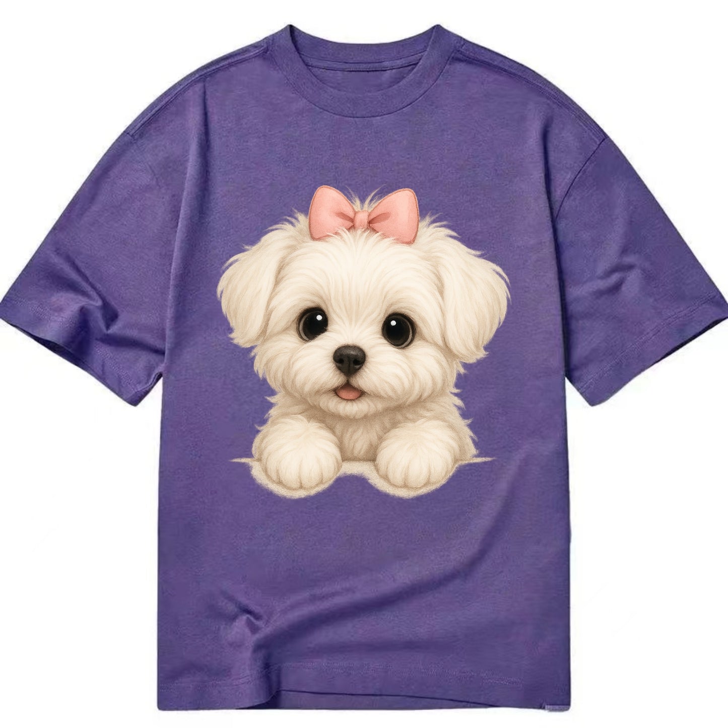 Maltese  - Classic T-shirt - Purple