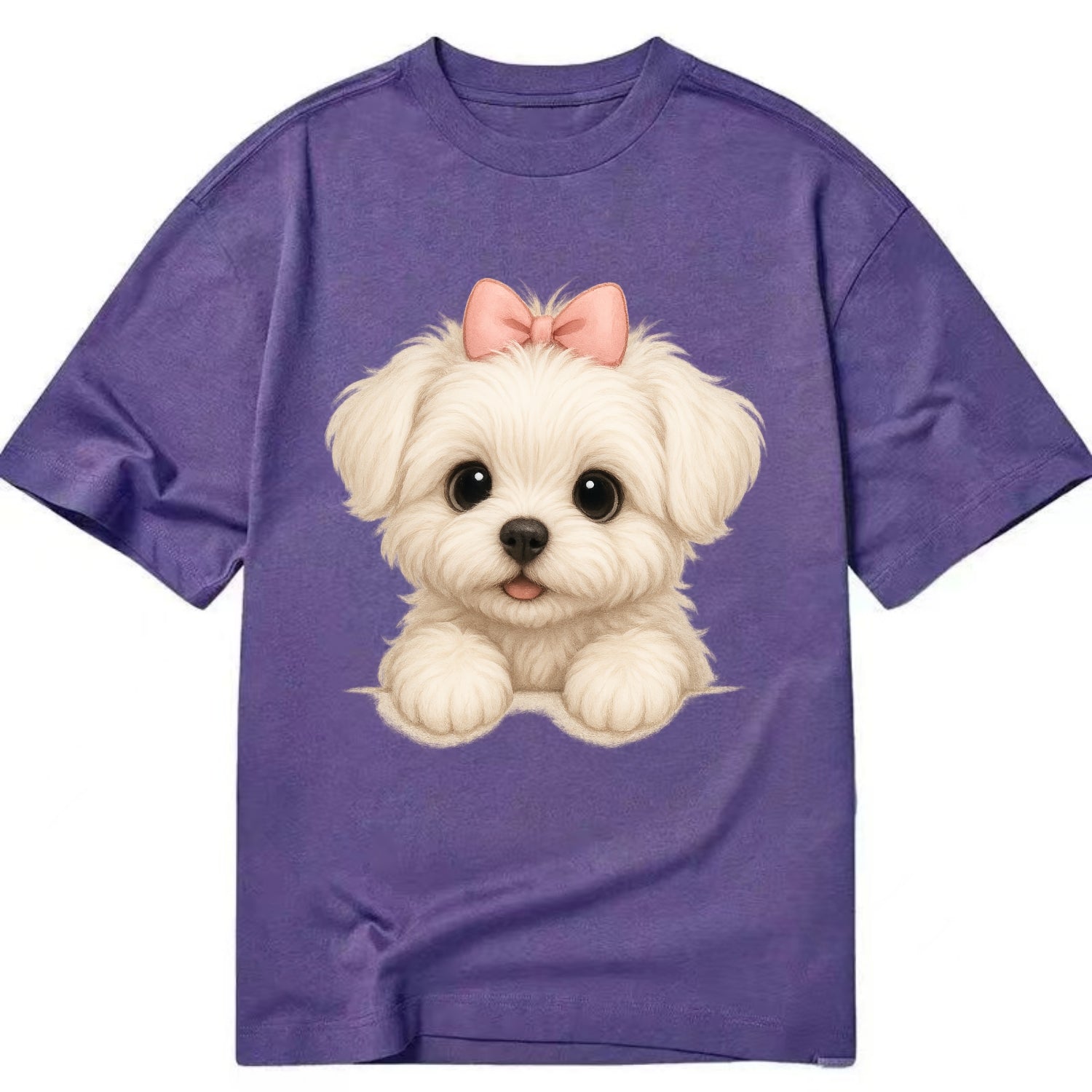 Maltese  - Classic T-shirt - Purple