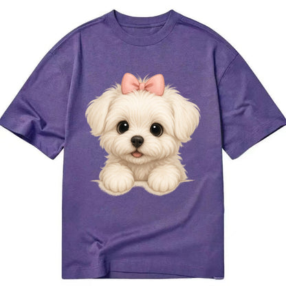 Maltese  - Classic T-shirt - Purple