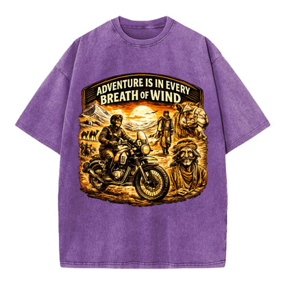 Adventure Vintage Rides - Vintage T-shirt - Purple