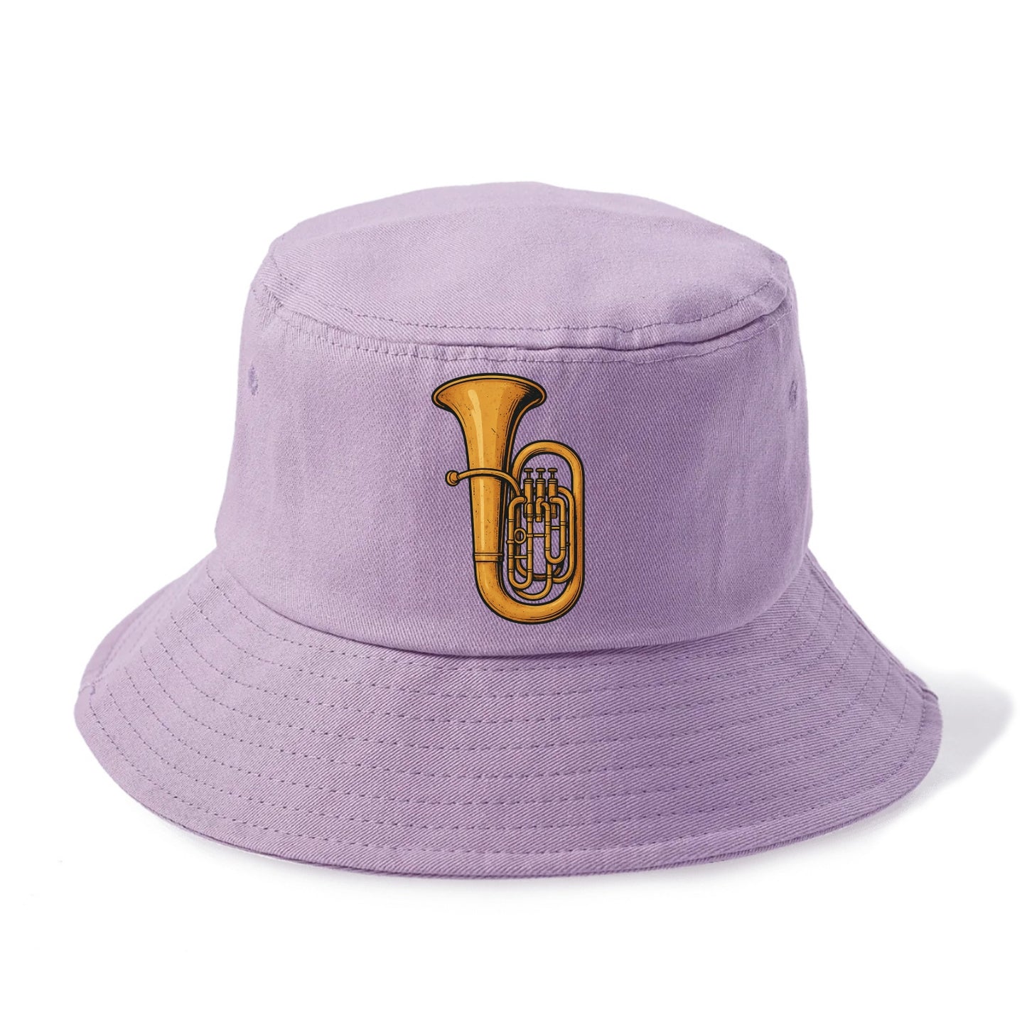 Tuba with large brass bell - Bucket Hat - Purple