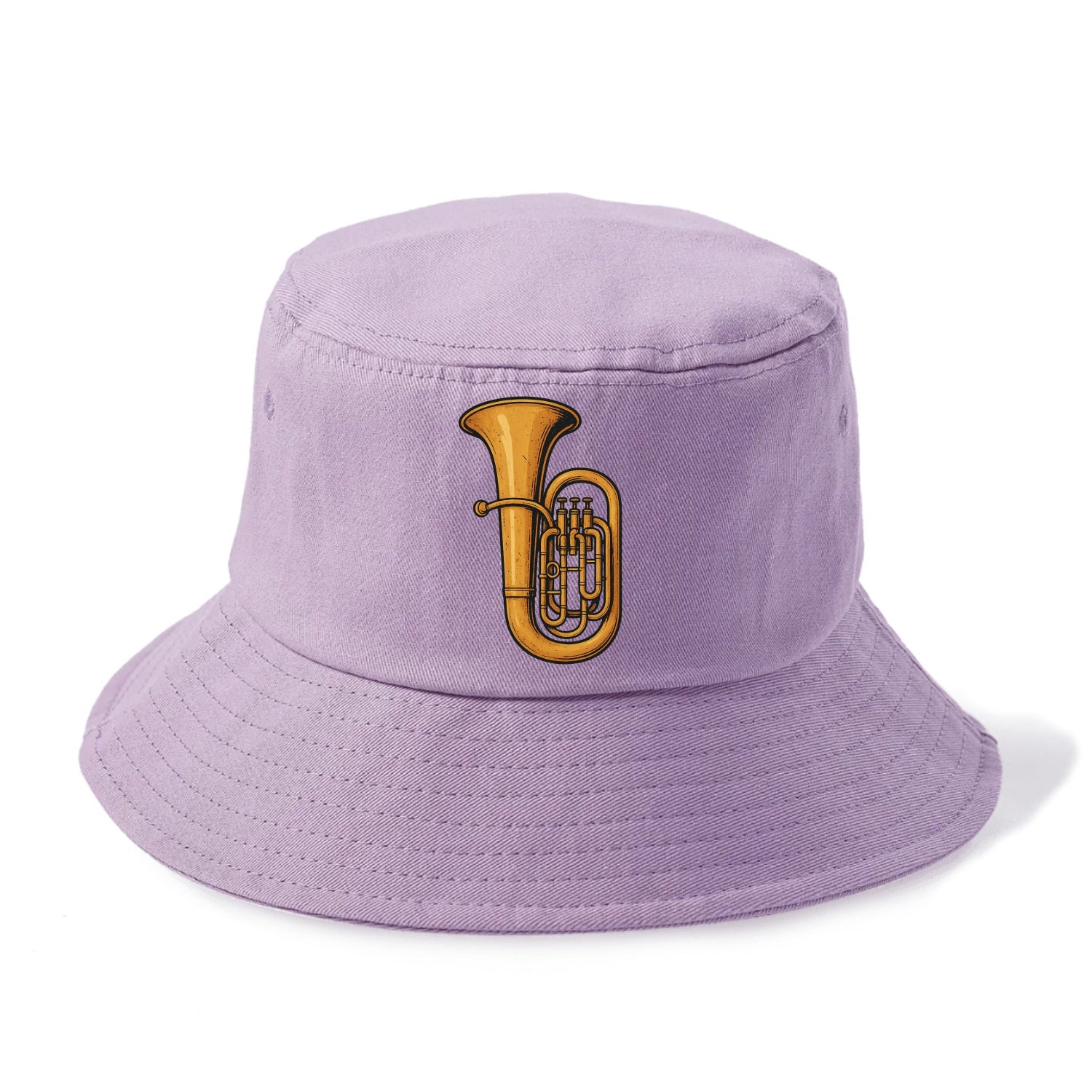 Tuba with large brass bell - Bucket Hat - Purple