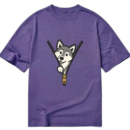 Alaskan Malamute - Classic T-shirt - Purple