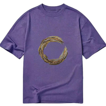 Enso Circle - Classic T-shirt - Purple
