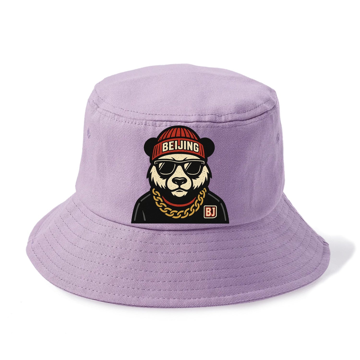 Beijing Panda - Bucket Hat - Purple