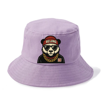 Beijing Panda - Bucket Hat - Purple