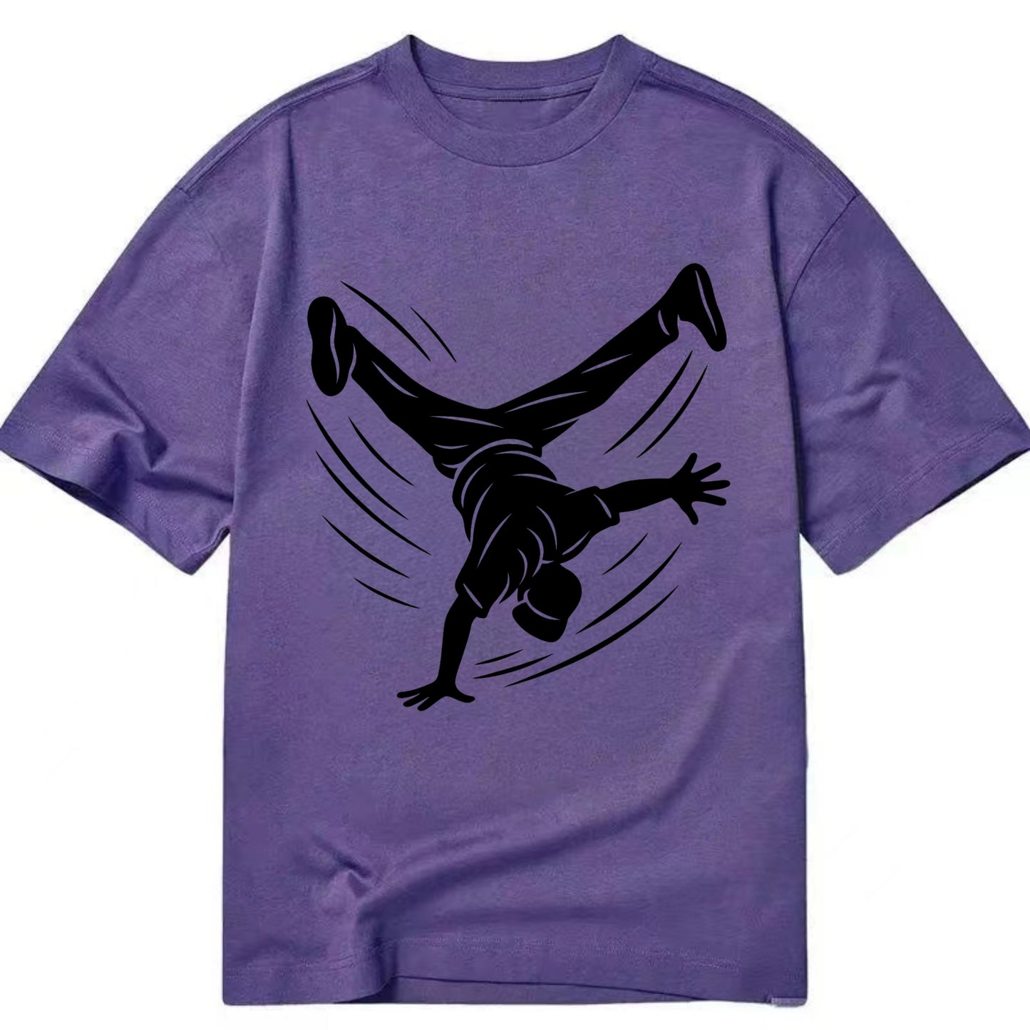 Breakdancer windmill move - Classic T-shirt - Purple