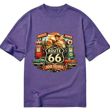 FILL ER UP | Vintage gas pumps | Flying A or Texaco style | Service station | - Classic T-shirt - Purple