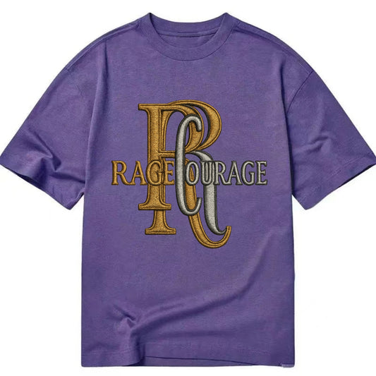 RAGE;COURAGE MODE Warrior Green Hat - Classic T-shirt - Purple