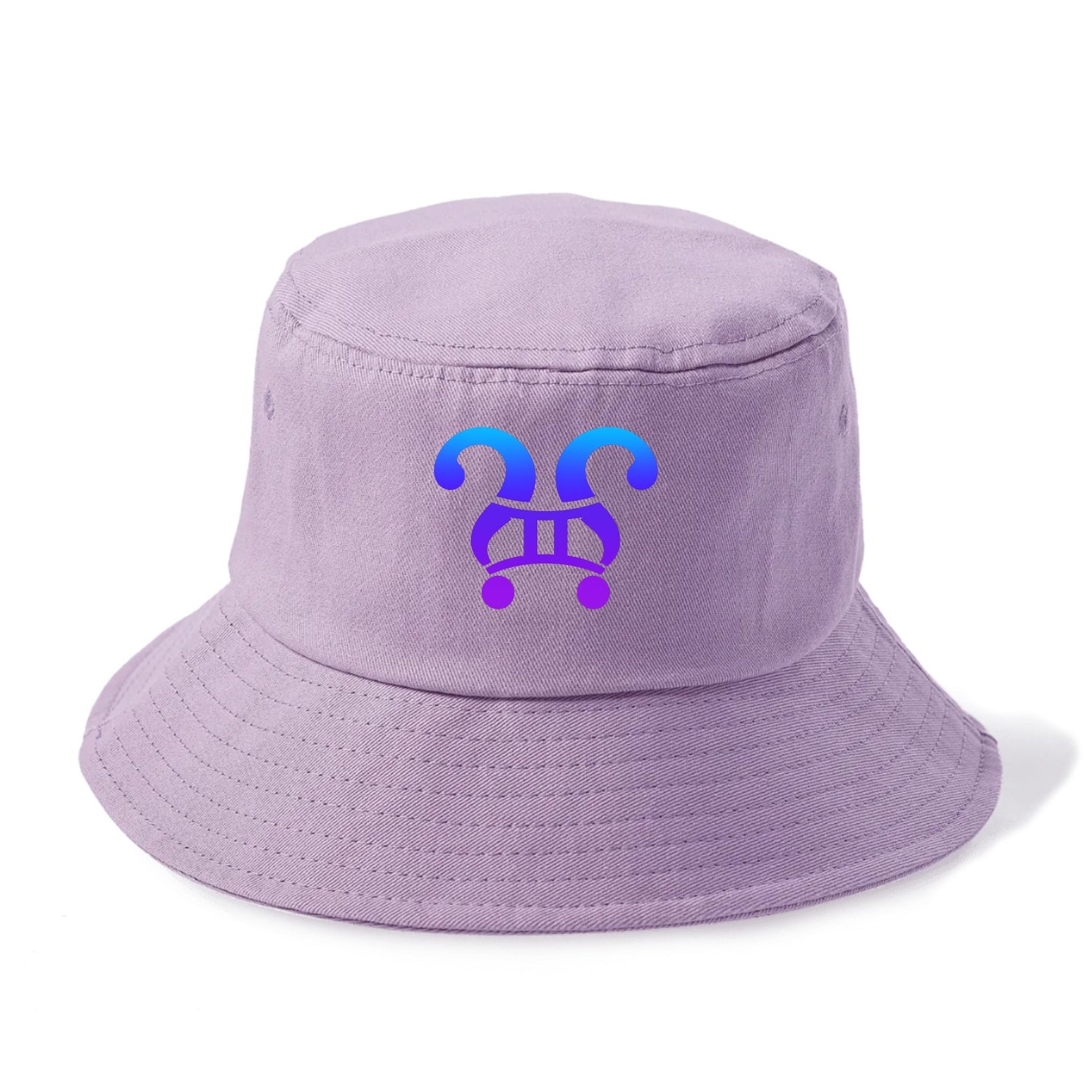 CURIOUS TWINS | Twin question marks | Endless curiosity | Seeking answers | - Bucket Hat - Purple