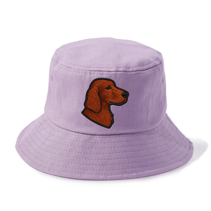 Irish Setter - Contemporary red setter l - Bucket Hat - Purple