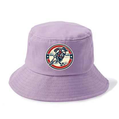 Fierce Ice Queen Emblem - Bucket Hat - Purple