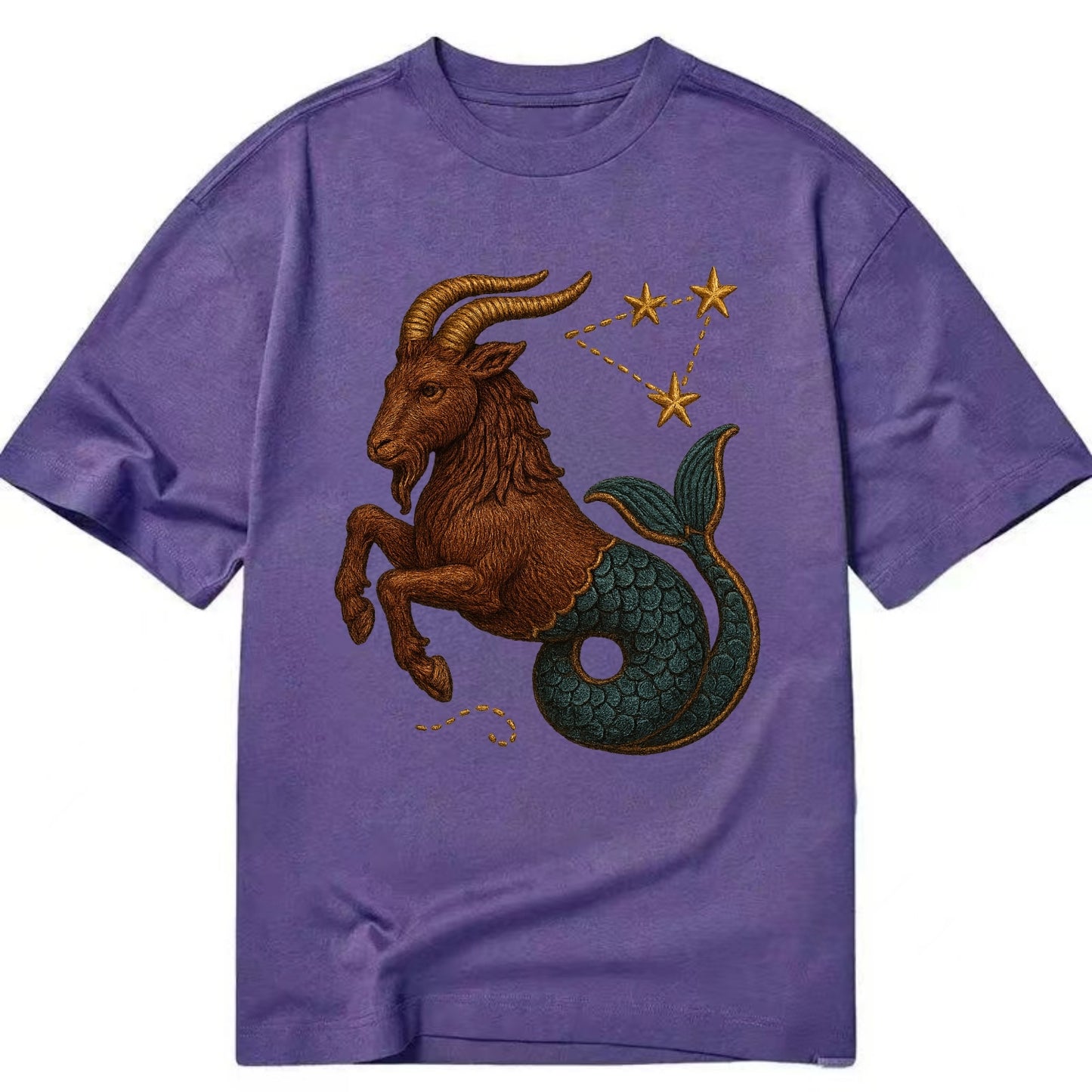 Capricorn Goat  - Classic T-shirt - Purple