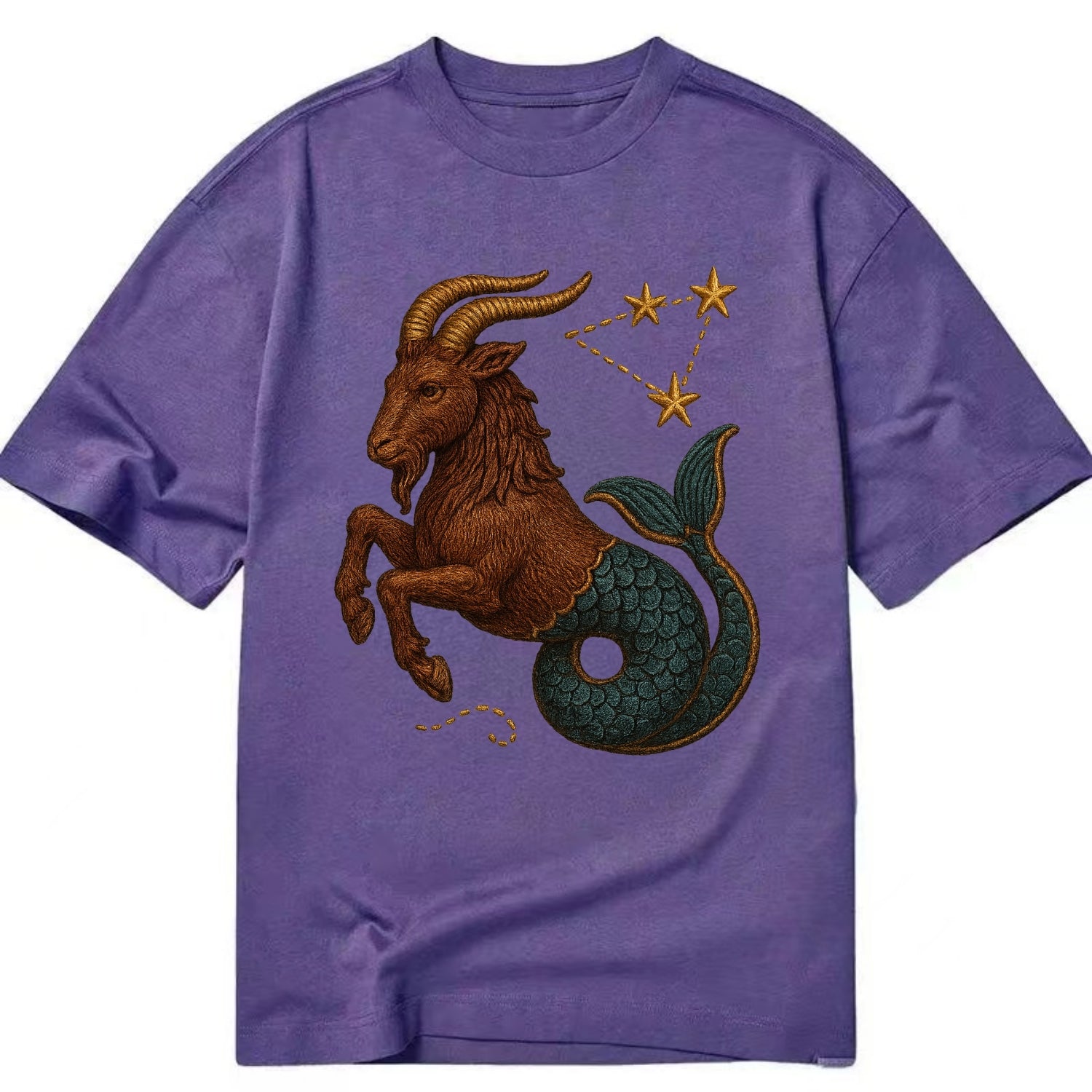 Capricorn Goat  - Classic T-shirt - Purple