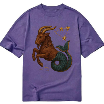 Capricorn Goat  - Classic T-shirt - Purple