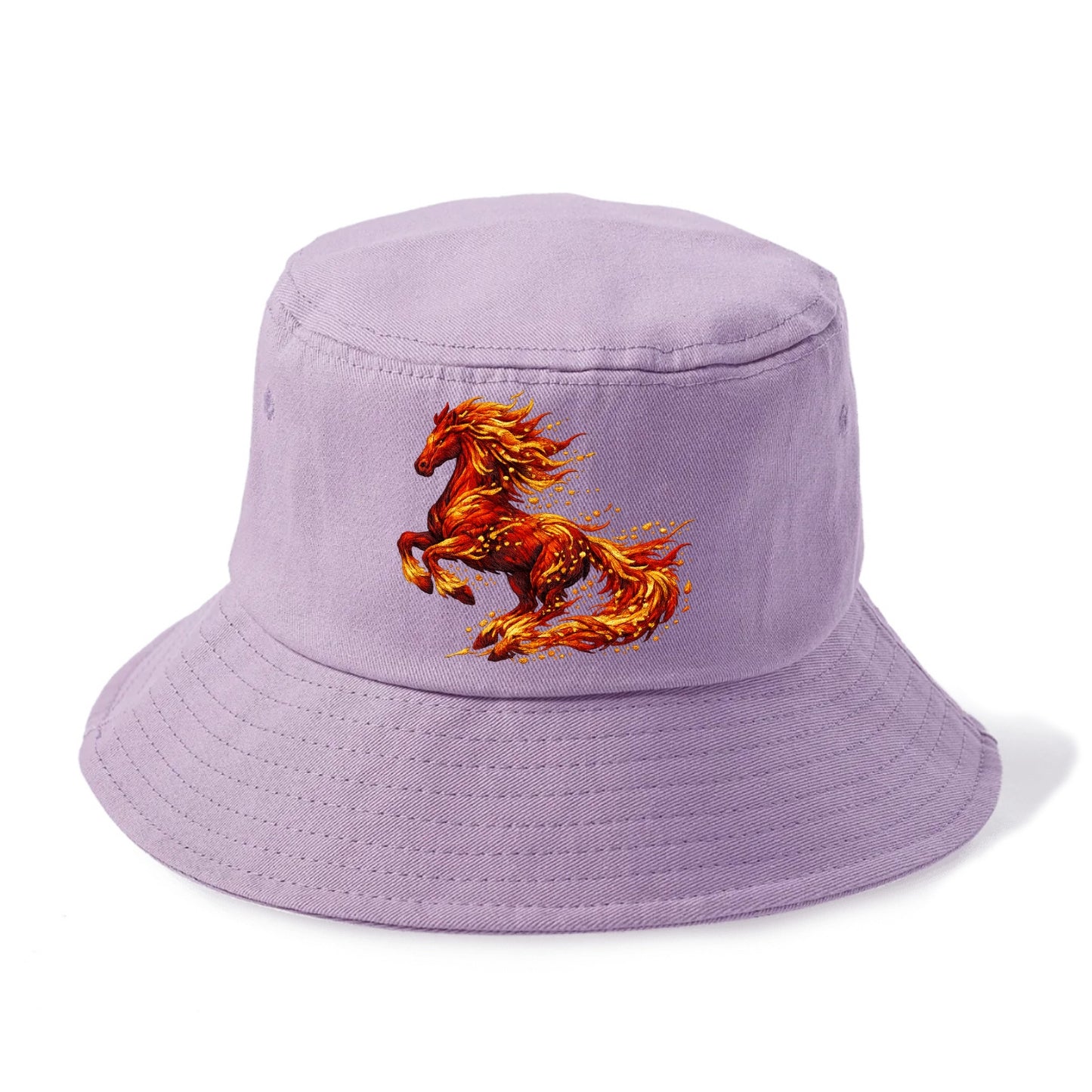 EMBER RISING | Sparks forming into horse shape | Particles of fire | Energy coalescing - Bucket Hat - Purple