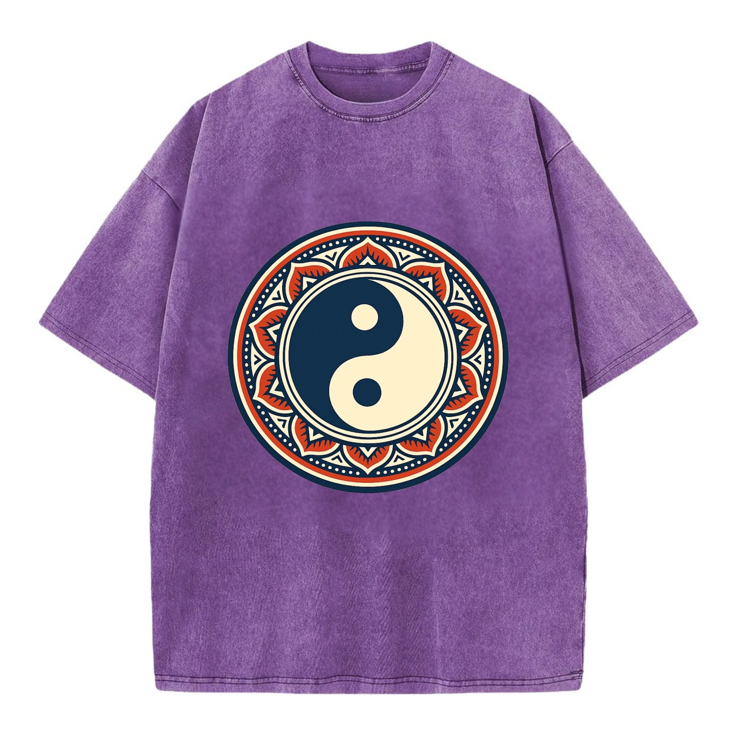 Harmony of Balance - Vintage T-shirt - Purple