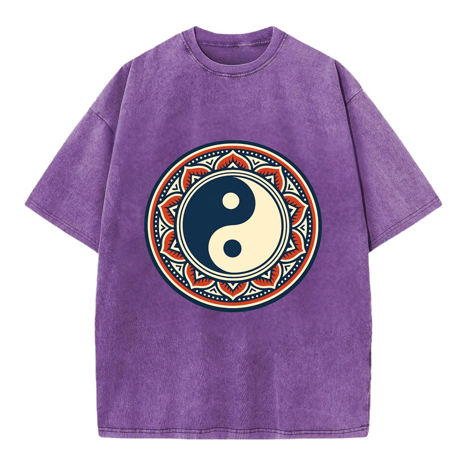 Harmony of Balance - Vintage T-shirt - Purple