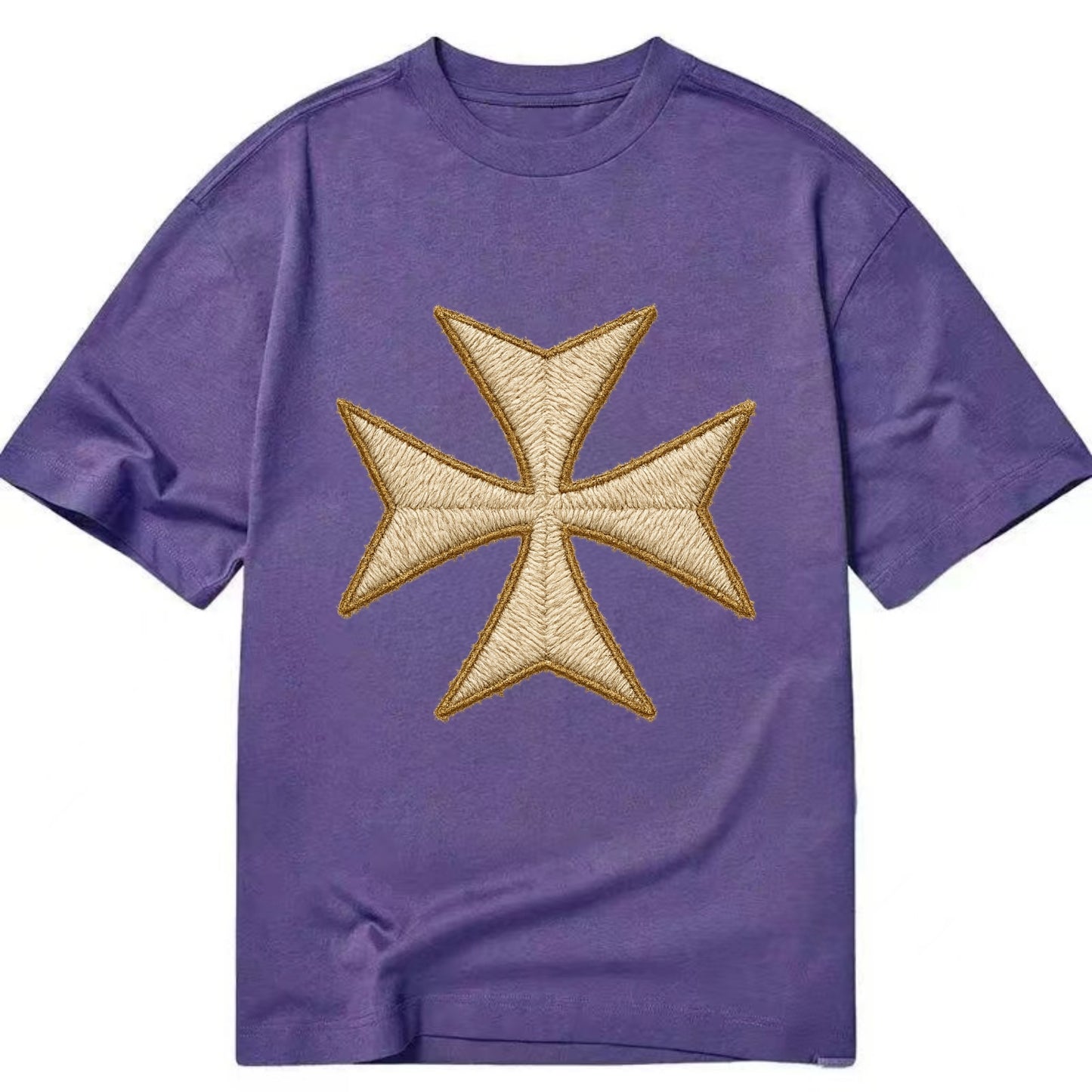 Hospitaller Cross  - Classic T-shirt - Purple