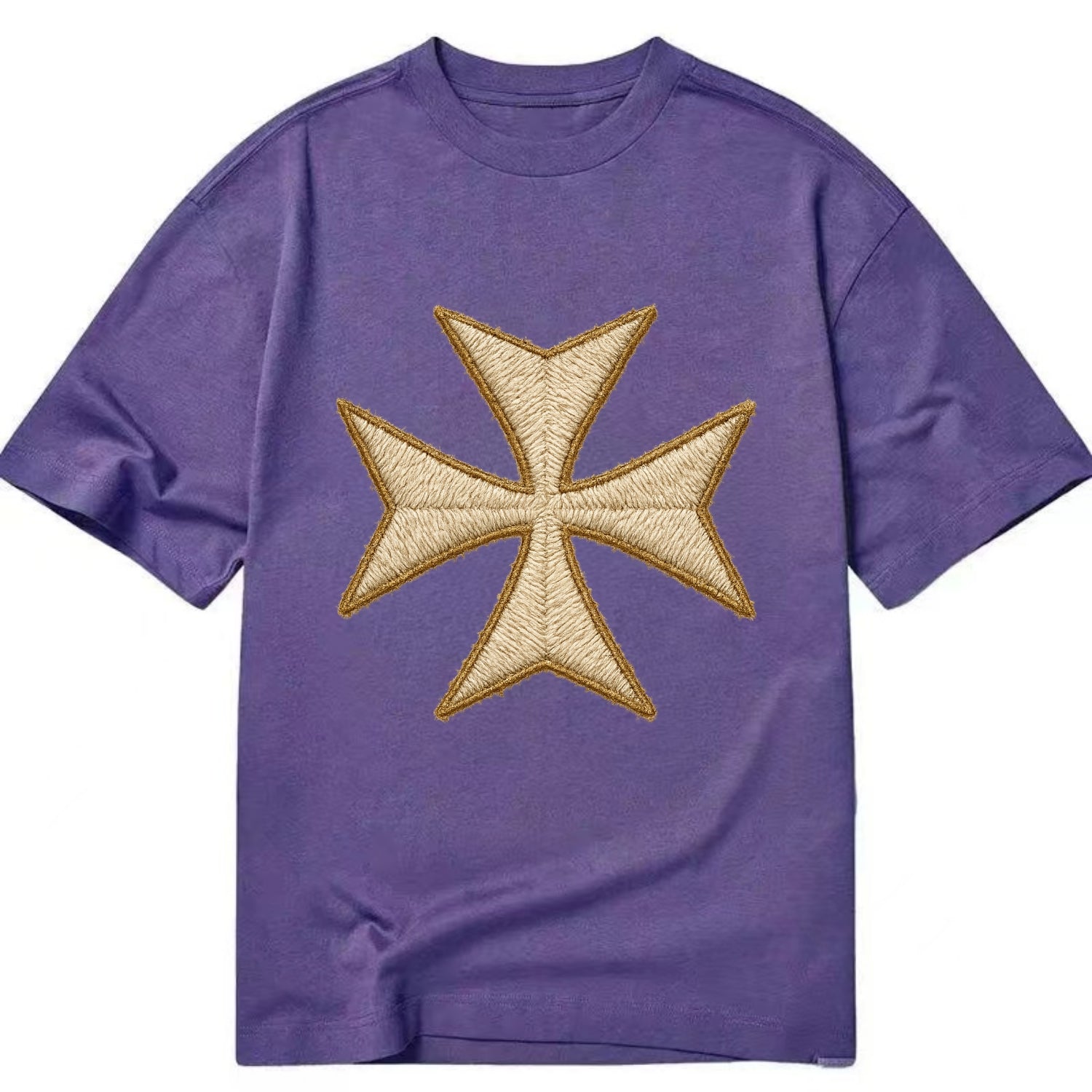 Hospitaller Cross  - Classic T-shirt - Purple