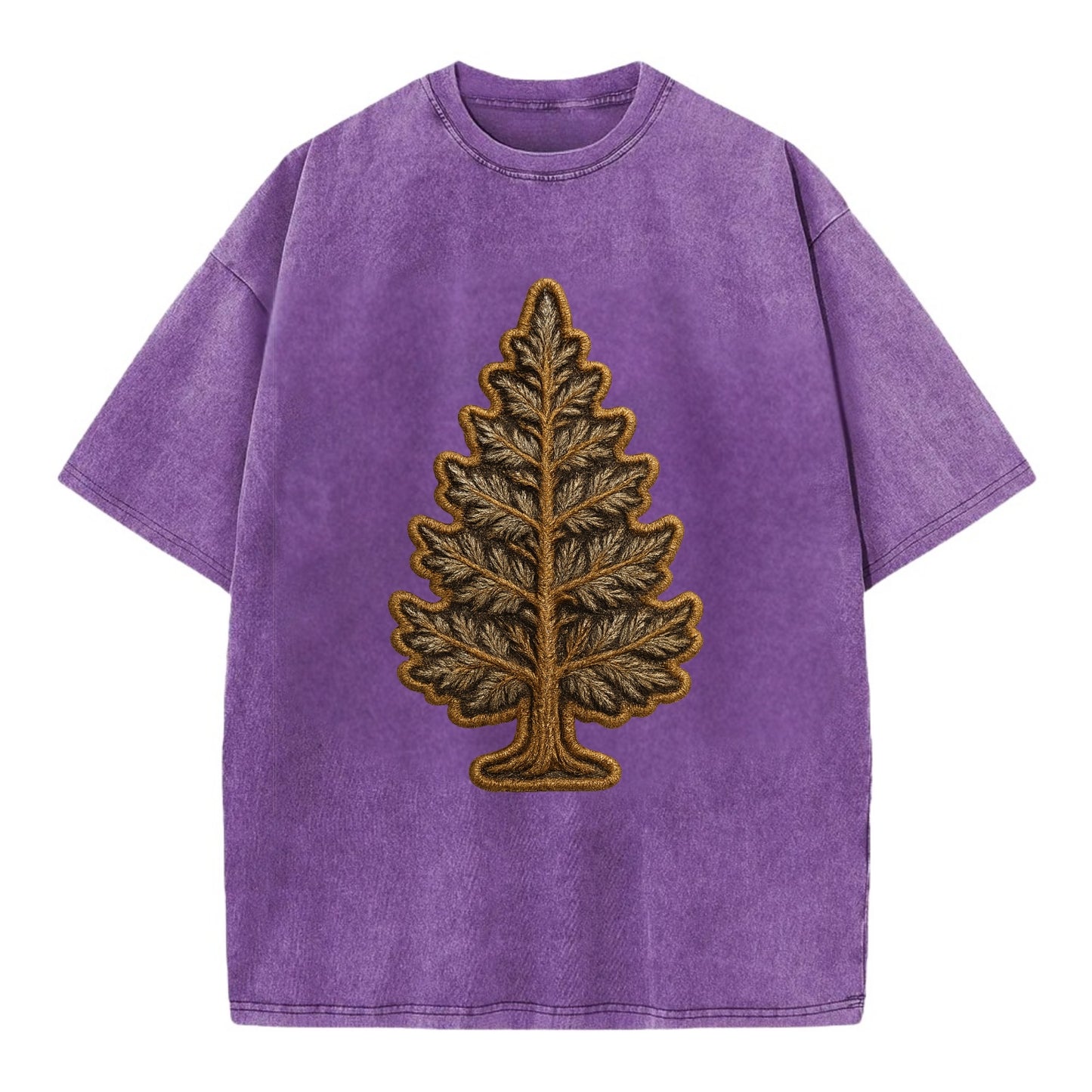 Pine Tree  - Vintage T-shirt - Purple