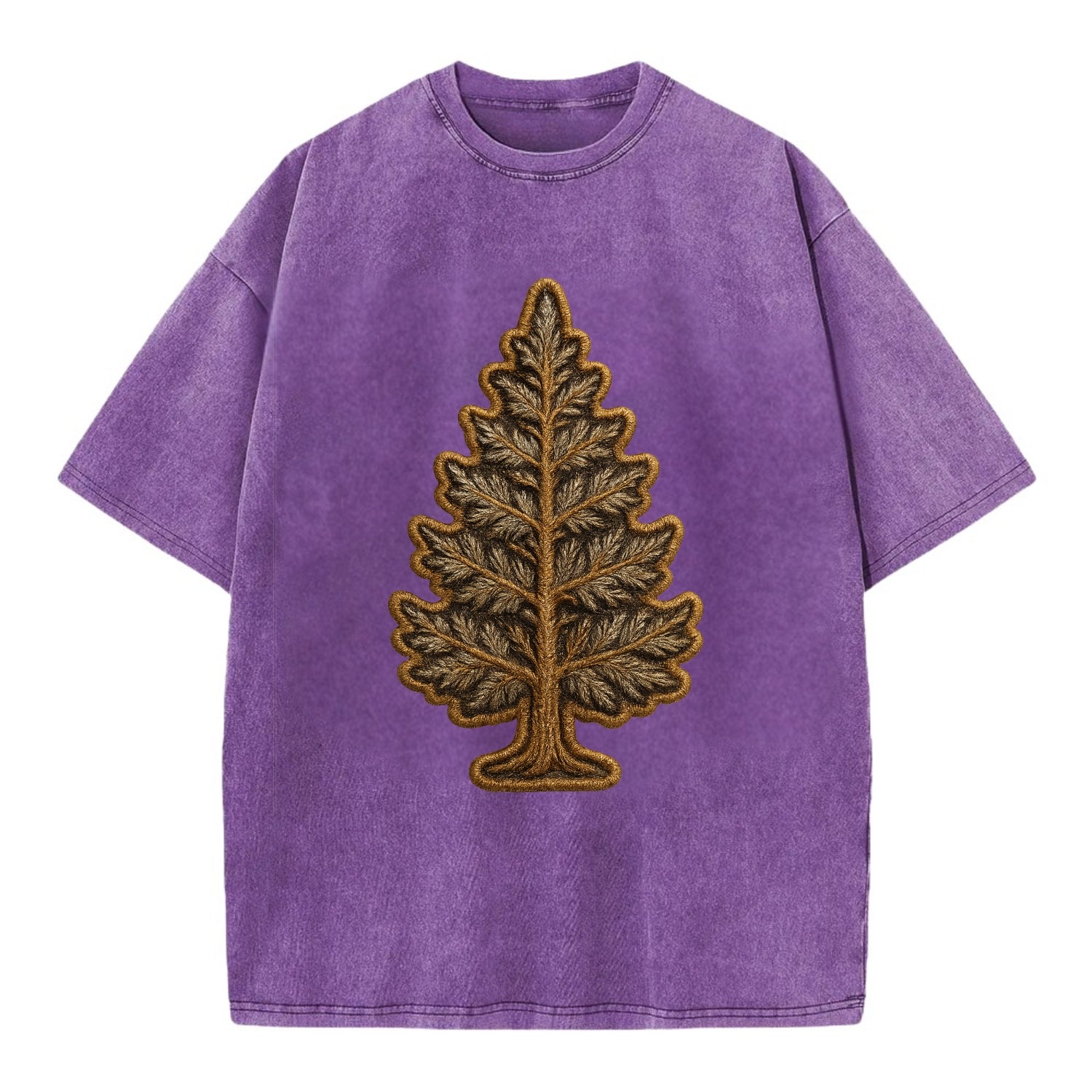 Pine Tree  - Vintage T-shirt - Purple